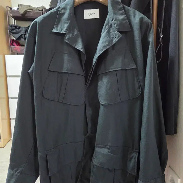 [BUNJANG] Sioro 25ss Ripstop Jungle Fatigue Jacket Black Size 5 / (5) 시오타 25ss 정글퍼티그자켓 블랙