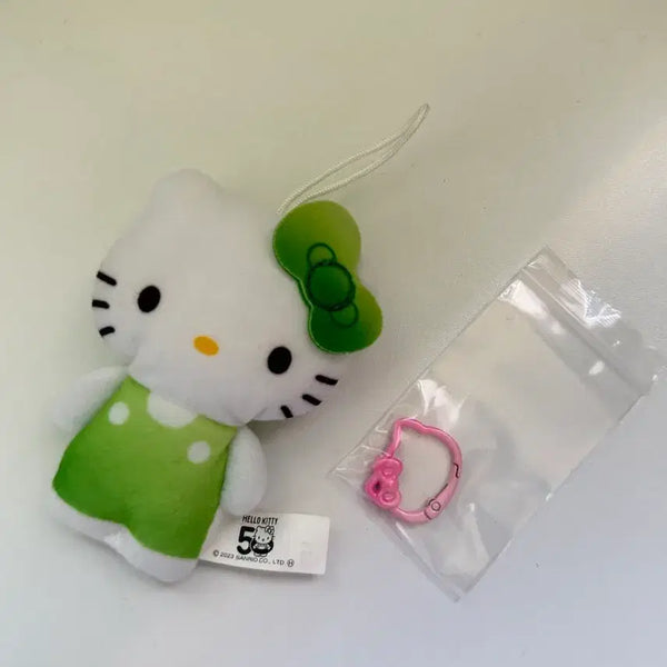 [BUNJANG] Hello Kitty 50th Anniversary Doll Keychain / 헬로키티 인형 키링 50주년