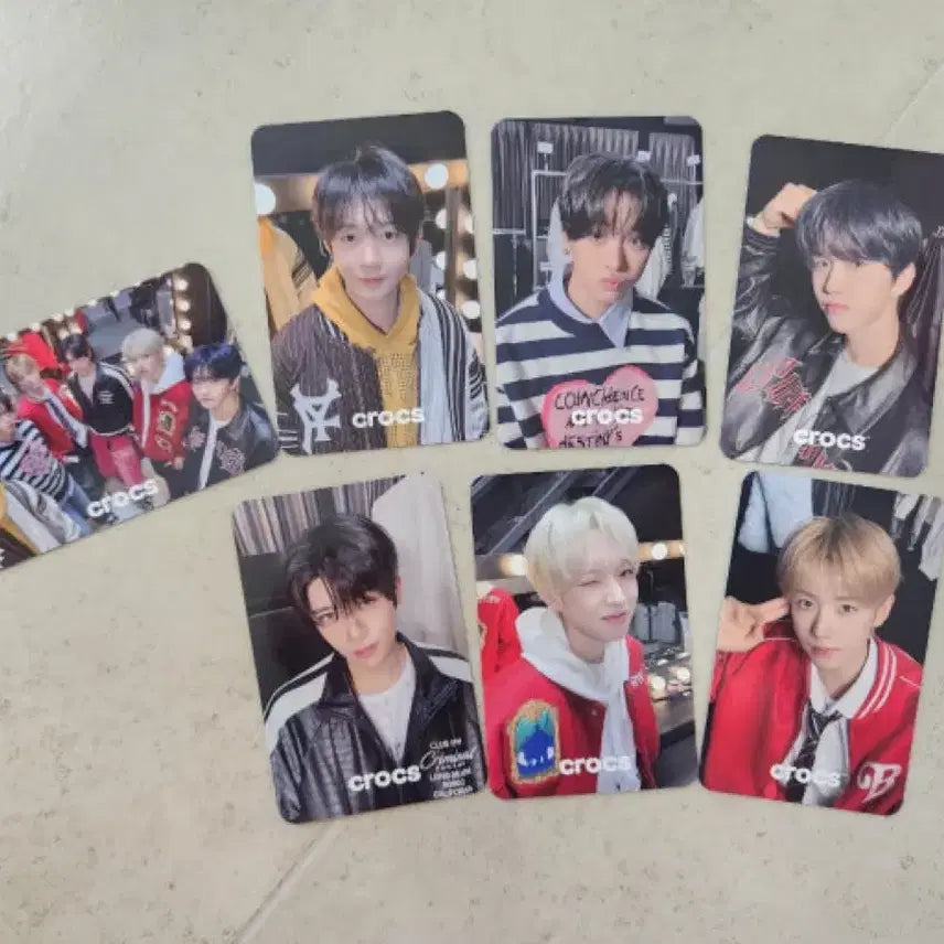 [BUNJANG] NCT Wish x Crocs Photocard 7 Piece Set / NCT(엔시티 위시) X 크록스 포토카드 7개 세트 미사용 새상품