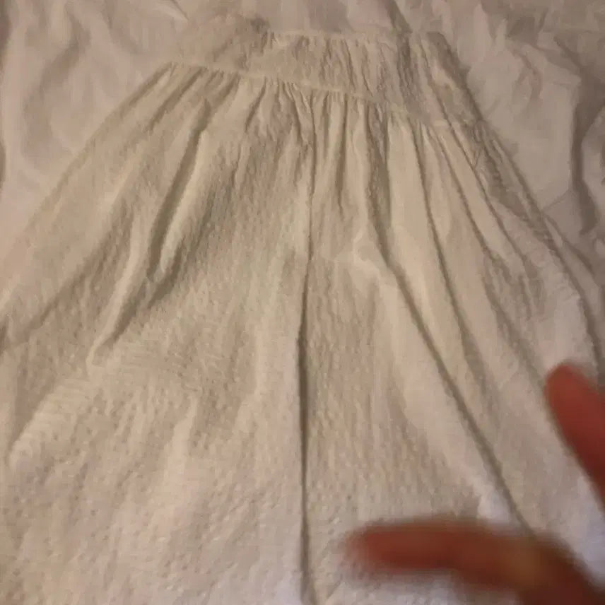 [BUNJANG] Uniqlo Sheer Skirt White S / 유니클로 시어커서 화이트 스커트 S