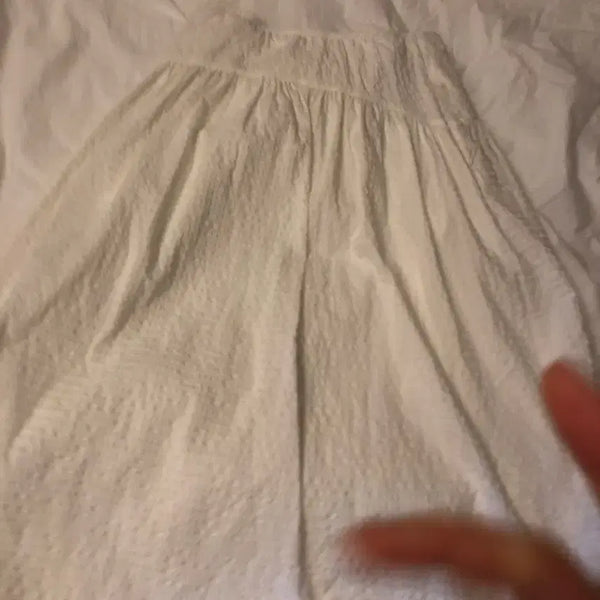 [BUNJANG] Uniqlo Sheer Skirt White S / 유니클로 시어커서 화이트 스커트 S