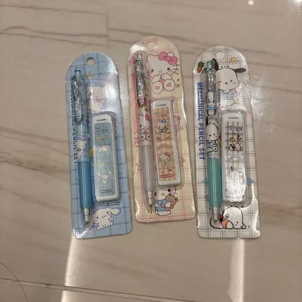[BUNJANG] Sanrio Cinnamoroll, Hello Kitty, Pochacco Pencil Set / 산리오 시나모롤/키티/포차코 연필 세트