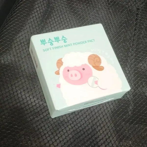 [BUNJANG] Ppusung Ppusung Mint Powder Pact (Sealed New Product) / (미개봉 새상품) 뿌숭뿌숭 민트 파우더 팩트(화장품)