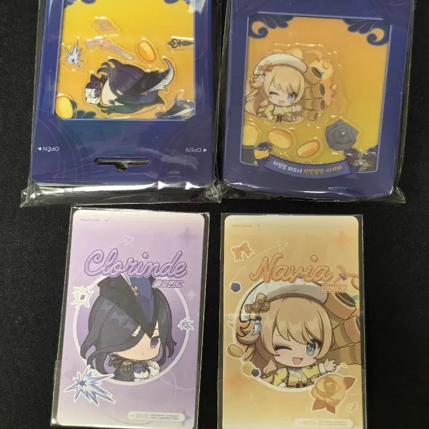 [BUNJANG] Genshin Impact Clorinde & Navia Shaker & Photocard Bundle / 원신 박맛젤 클로린드, 나비아 쉐이커, 포카 일괄