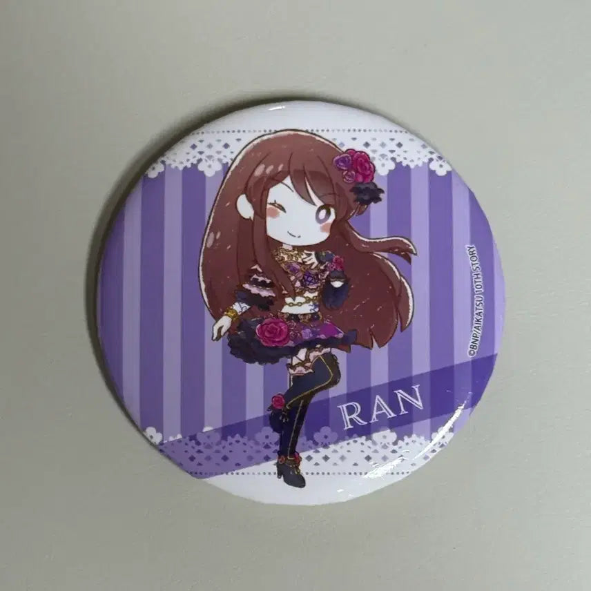 [BUNJANG] Aikatsu! Ran Sena Pop-up Store Can Badge / 아이엠스타 아이카츠 팝업 보라 란 캔뱃지