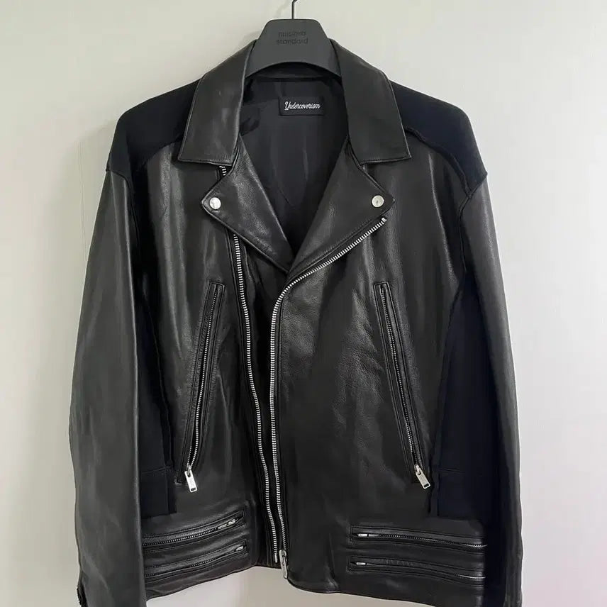 [BUNJANG] Undercover 22AW Leather Jacket Black Size 3 / Undercover 22AW Leather Jacket