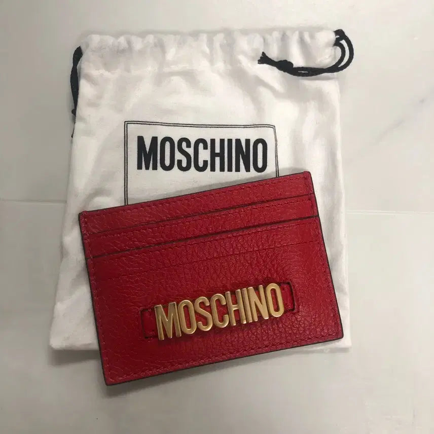 [BUNJANG] Moschino Women's Card Holder / 풀박스 모스키노 MOSCHINO 여성 카드 지갑