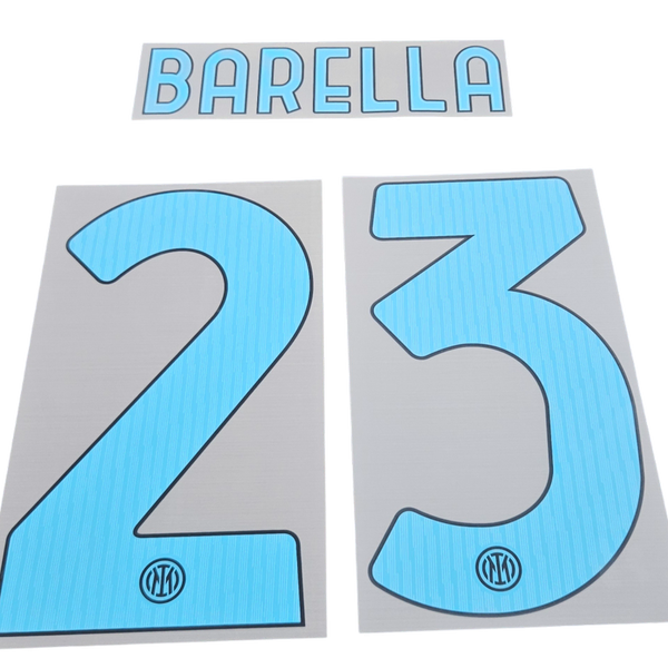 [BUNJANG] Inter Milan 25-26 Barella Official Name Set / 오피셜 25-26 인터밀란 바렐라 네임셋