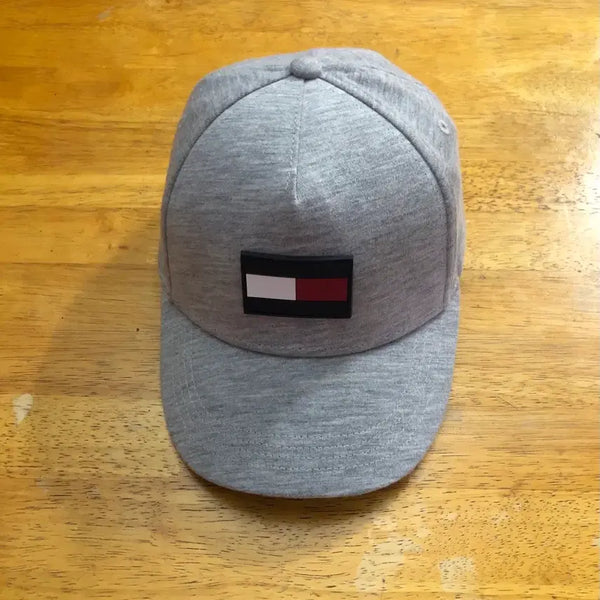 [BUNJANG] Tommy Hilfiger Kids Grey Logo Patch Ball Cap / 타미힐피거 키즈 그레이 볼캡