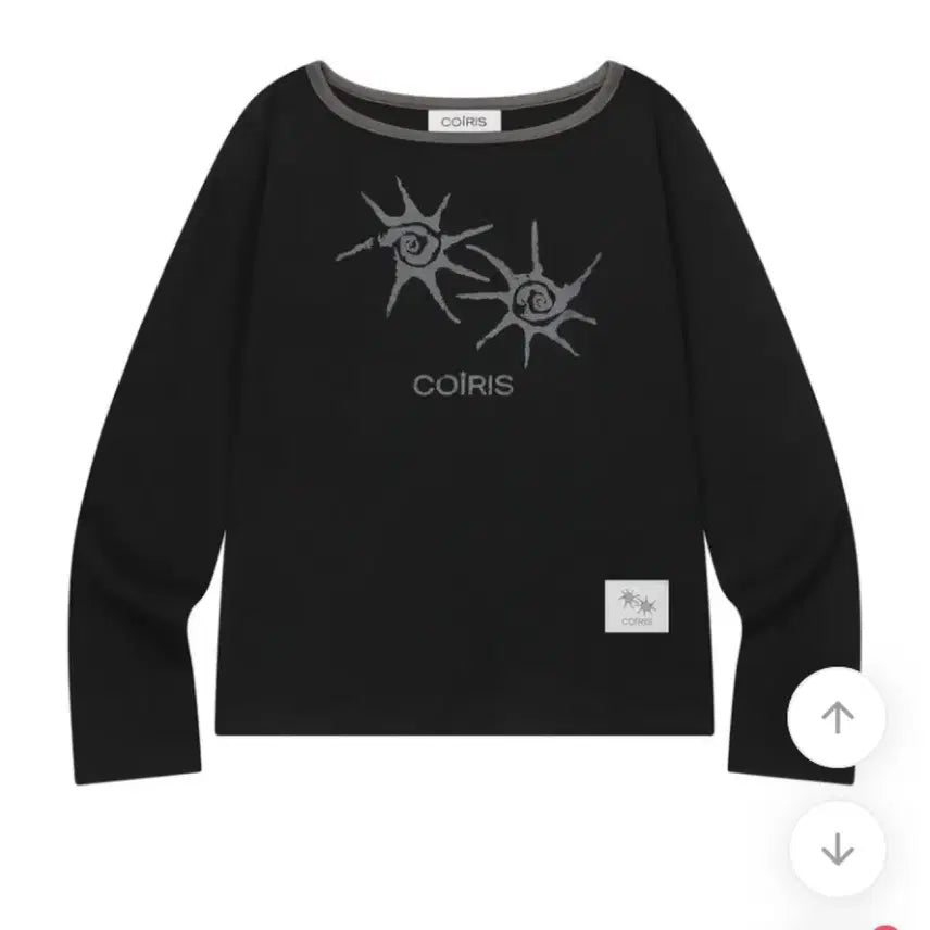 [BUNJANG] Koiris Colorblock One-Shoulder Long Sleeve T-Shirt / 에이블리 코이리스 솔루나 원 숄더 배색 긴팔 티