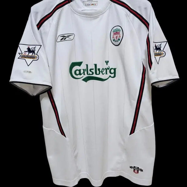 [BUNJANG] Liverpool 2003-2004 Away Jersey - Gerrard (Size M) / 03-04 리버풀 유니폼 어웨이 제라드 마킹