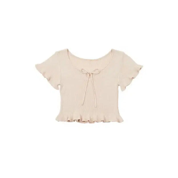 [BUNJANG] Lazybee Margaret Knit Beige / 레이지샵 마가렛 니트 베이지