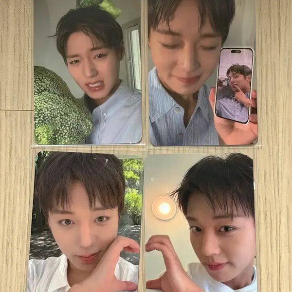 [BUNJANG] Park Ji Hoon FORMENT Photocard Bundle Set / 박지훈 포맨트 포토카드 4종 일괄판매
