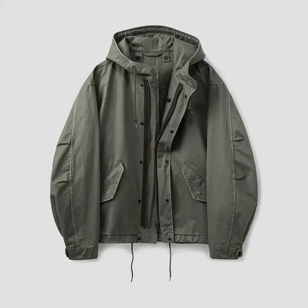 [BUNJANG] UNIONBLUE M51 MIL SHORT PARKA KHAKI GRAY / [M] 유니온블루 M51 MIL SHORT PARKA [KHAKI GRAY]