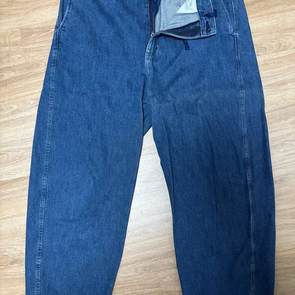[BUNJANG] Uniqlo Wide Fit Denim Jeans Size 35 / 유니클로 와이드핏 데님 청바지 91/35