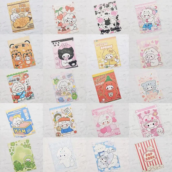 [BUNJANG] Mokko Fish Bread Snack Seal Bag (100pcs) / [수봉] 모꼬 붕어빵 과자 수봉 판매(100장)