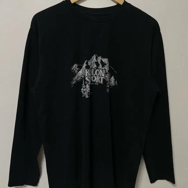 [BUNJANG] KOLON SPORT Loose Fit Long Sleeve T-Shirt / 105 코오롱스포츠 루즈핏 롱 슬리브 긴팔티 정품