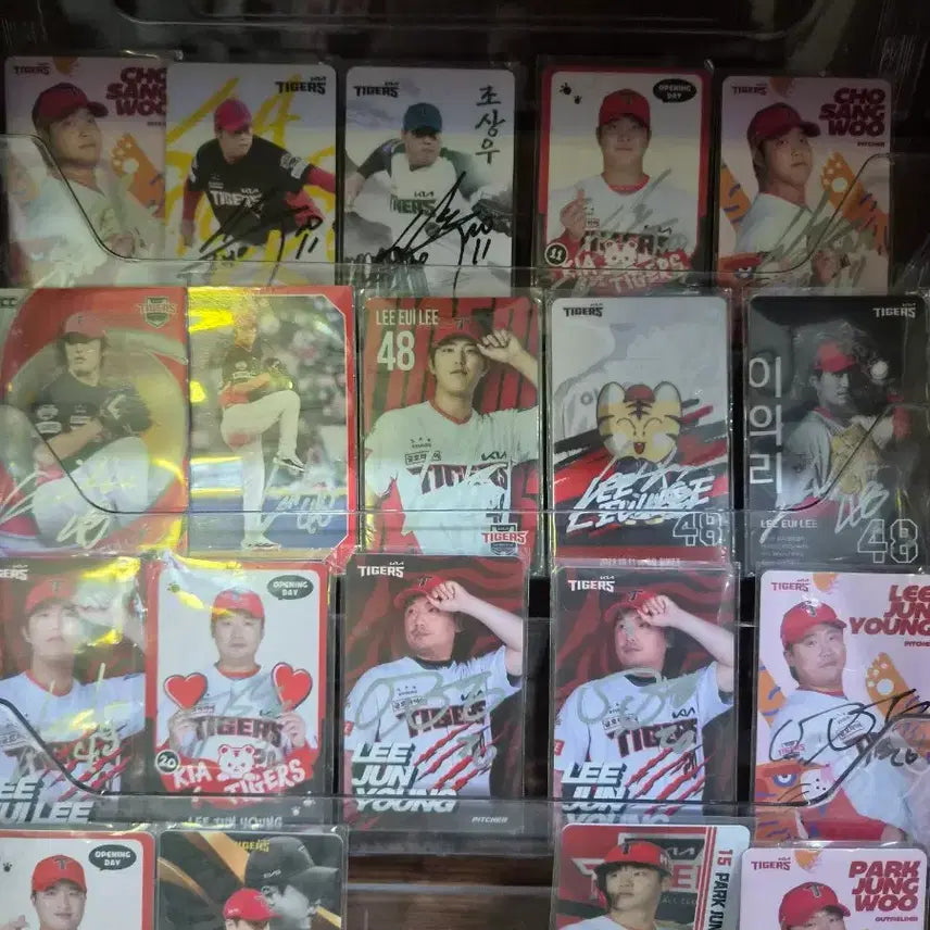 [BUNJANG] Kia Tigers Signed Photocard / 기아타이거즈 싸인포토카드 판매합니다.