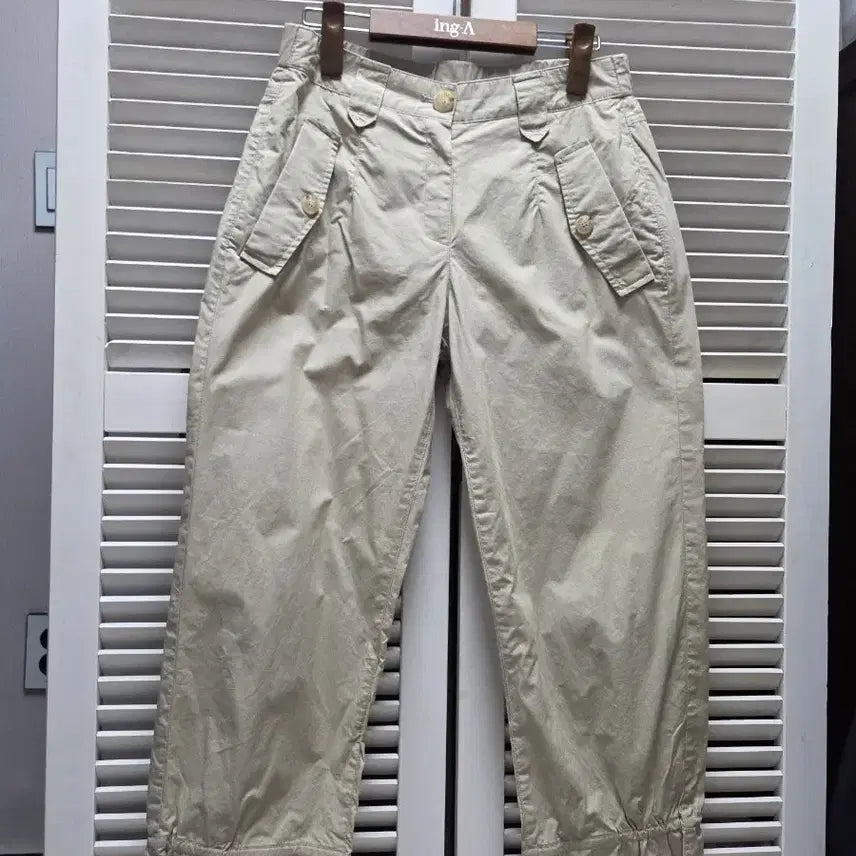 [BUNJANG] Son Jung Wan Summer Cotton Pants / 손정완 여름 면 바지