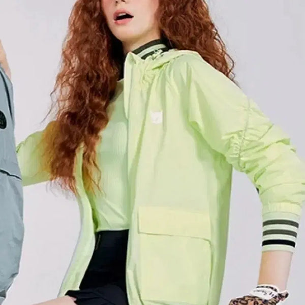 [BUNJANG] WAAC String Hooded Windbreaker Jumper Size 1 / 왁 WAAC STRING 후디 점퍼 방풍 1사이즈