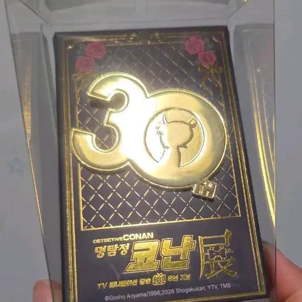 [BUNJANG] Detective Conan 30th Anniversary Exhibition Limited Edition Badge / 명탐정코난 30주년 전시회 한정뱃지 무신사