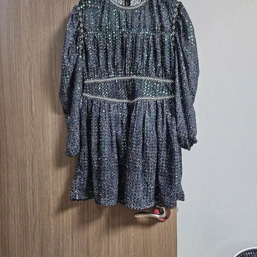 [BUNJANG] Maje Sequin Mini Dress / 마쥬 시퀸 원피스