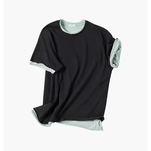 [BUNJANG] M Layered Cut-off T-shirt / [M] yiyae 레이어드 컷오프 티셔츠