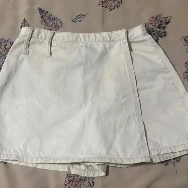 [BUNJANG] White Wrap Skirt / 화이트 랩 스커트