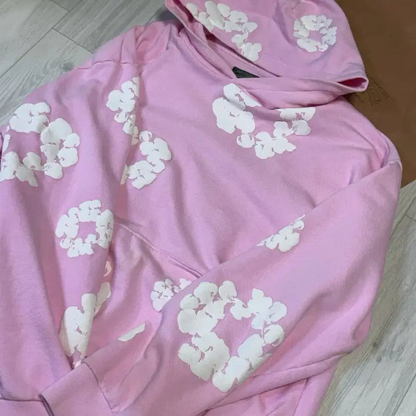 [BUNJANG] Denim Tears Pink Hoodie M / 데님티어스 핑크 후드티 M