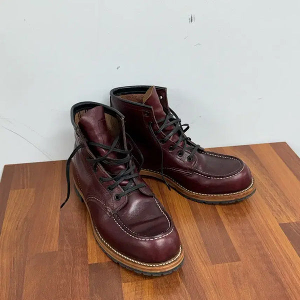 [BUNJANG] Red Wing 9010 Beckman Moc Toe Black Cherry Leather Work Boots (Size 260) / 레드윙 단종 9010 벡맨목토 8.5D 260 블랙체리 워크부츠