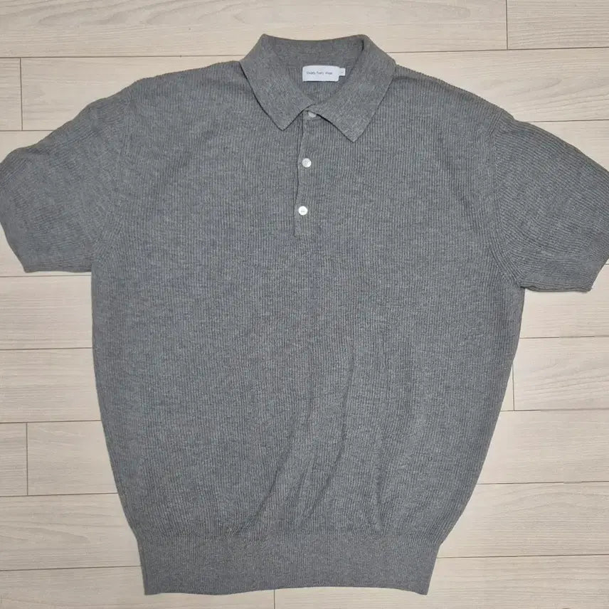 [BUNJANG] Steady Everywear Cotton Rib Collar Knit Size 2 / [2] 스테디에브리웨어 코튼 립 카라 니트