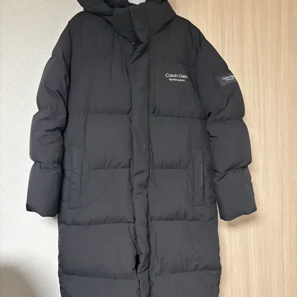 [BUNJANG] Calvin Klein Performance Long Padding Black / 캘빈클라인 퍼포먼스 롱패딩 블랙