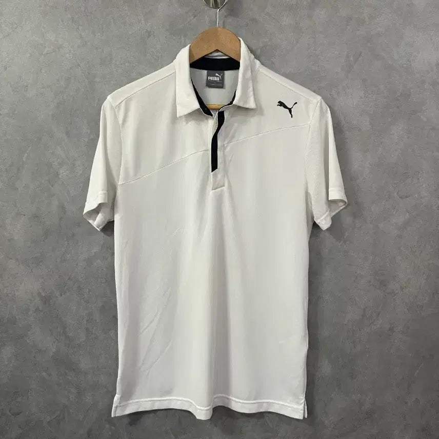 [BUNJANG] Puma Golf Short Sleeve Polo Shirt White L / 푸마 골프 반팔 카라티 화이트 L