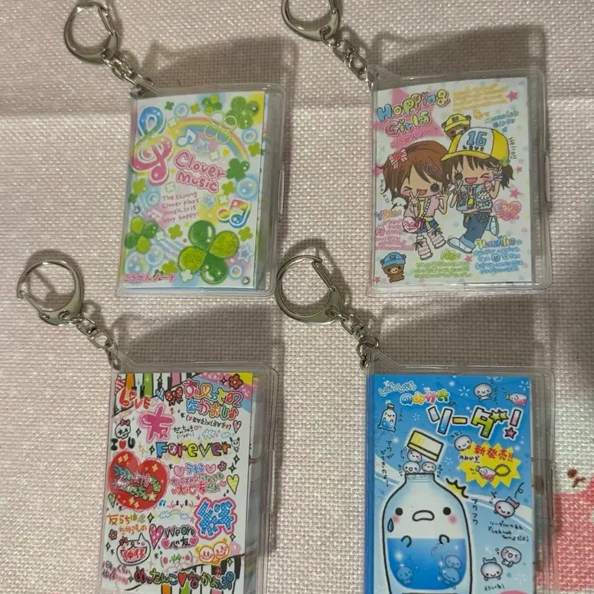[BUNJANG] Heisei Mini Memo Gacha Keyring / 헤이세이 미니 메모 가챠 키링