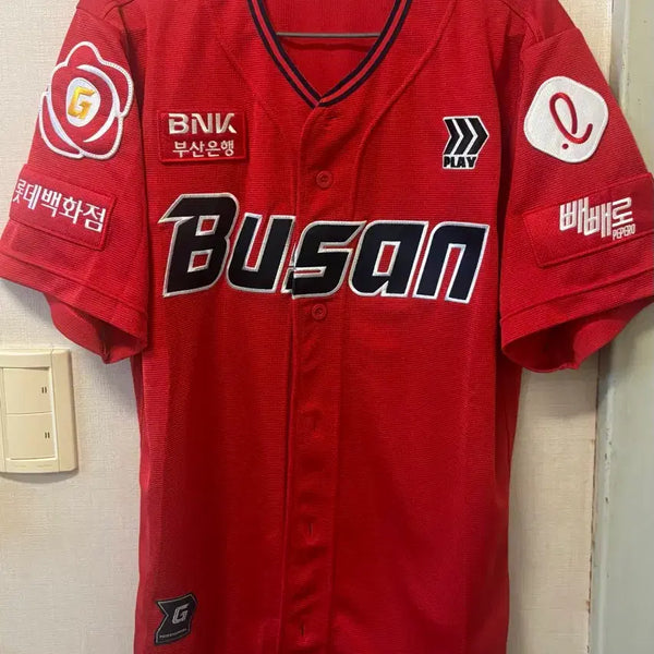 [BUNJANG] Lotte Giants 2025 Dongbaek Premium Performance Jersey, Size 100, No Name / 롯데자이언츠 25 동백 프페 100사이즈 노마킹