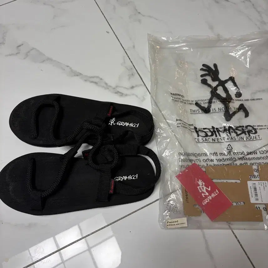 [BUNJANG] Gramicci Rope Sandals Black Size 280 / 그라미치 로프샌들 280사이즈