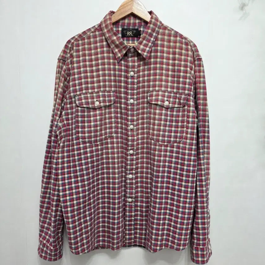 [BUNJANG] RRL Check Flannel Shirt / RRL 체크 남방 셔츠