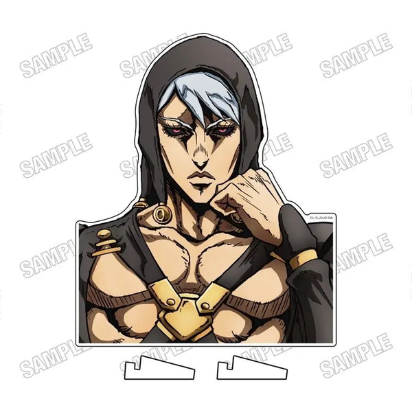 [BUNJANG] JoJo's Bizarre Adventure Part 5 Risotto Nero & Prosciutto Bust Acrylic Bundle (Assassination Team) / 죠죠 5부 리조토 네로, 프로슈토 두상 아크릴 일괄 암살팀 죠죠의 기묘한 모험 5부