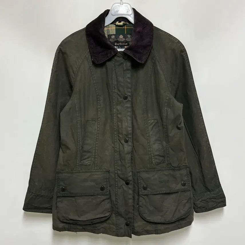 [BUNJANG] Barbour Barden Wax Jacket Sage Women's UK 8 / [여자-81~84 (UK 8)]Barbour 바버 버드넬 왁스자켓
