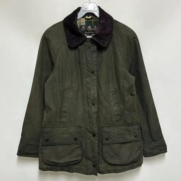 [BUNJANG] Barbour Barden Wax Jacket Sage Women's UK 8 / [여자-81~84 (UK 8)]Barbour 바버 버드넬 왁스자켓