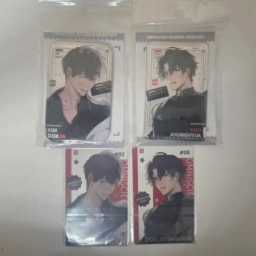[BUNJANG] Omniscient Reader's Viewpoint Saver & Sender Square Button Badges (Bundle Set) / 전독시 비공굿 사각 캔뱃지 유중혁 김독자 전지적 독자 시점