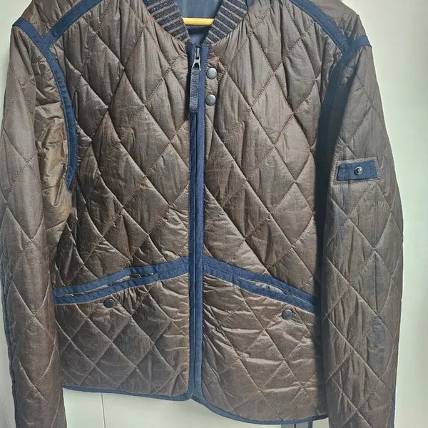 [BUNJANG] Series Loose Fit Wax Coating Quilting Jumper Size 100 / 시리즈 루즈핏 왁스코팅 퀼팅점퍼 100사이즈