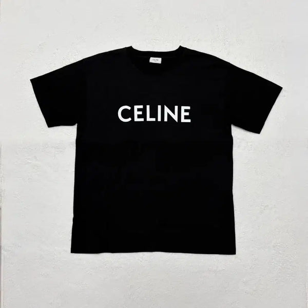 [BUNJANG] Celine Logo Short Sleeve T-Shirt (M Size) / [M 사이즈] 셀린느 로고 반팔 티셔츠