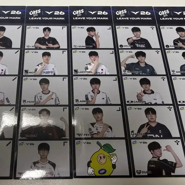 [BUNJANG] LCK Player Photocard / 카스 LCK 선수 포토 카드