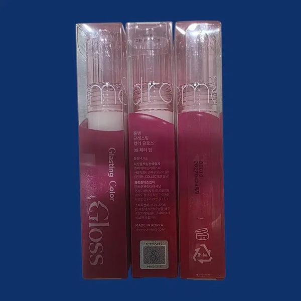[BUNJANG] Rom&nd Glasting Color Gloss 08 Cherry Up (Sealed) / 2704  롬앤 글래스팅 컬러 글로스 08.체리업 미개봉 새상품