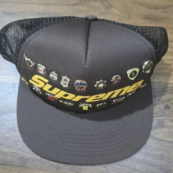 [BUNJANG] Supreme Pin Mesh 5-Panel Cap Brown 26SS / [새상품]슈프림 핀 메쉬 백 5-패널 브라운 - 26SS