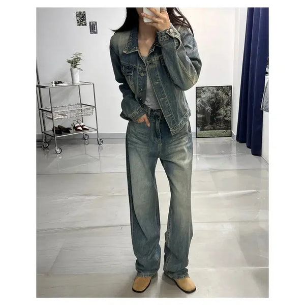 [BUNJANG] Vintage Teen Denim Set / 빈티지 틴 데님 SET