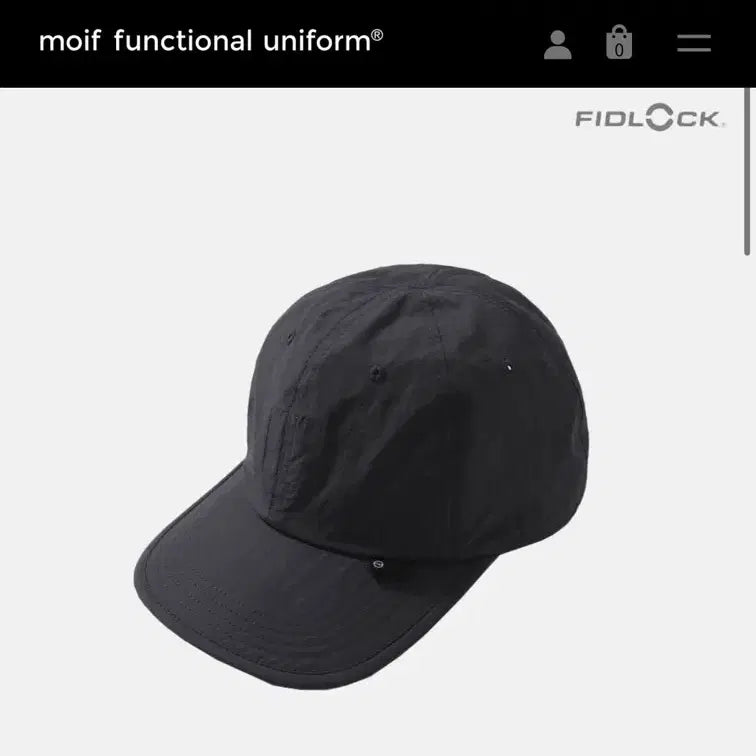 [BUNJANG] MOIF SS23 Uniform Cap Charcoal / [OS] MOIF SS23 유니폼 캡 차콜 새상품