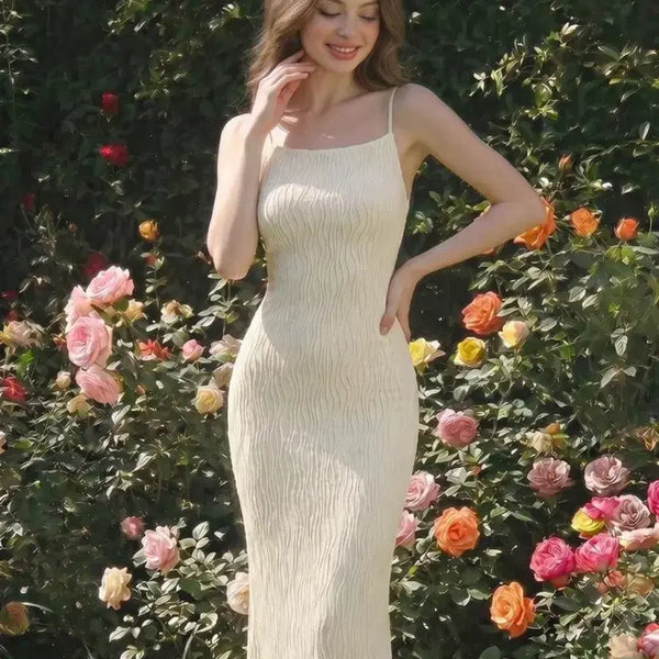 [BUNJANG] SHEIN Textured Knit Summer Dress / 쉬인 텍스처 니트 여름 드레스