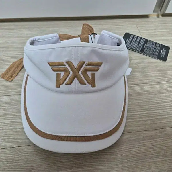 [BUNJANG] PXG Authentic Golf Sun Cap White Gold Embroidery / PXG 정품 썬캡 새상품 판매합니다